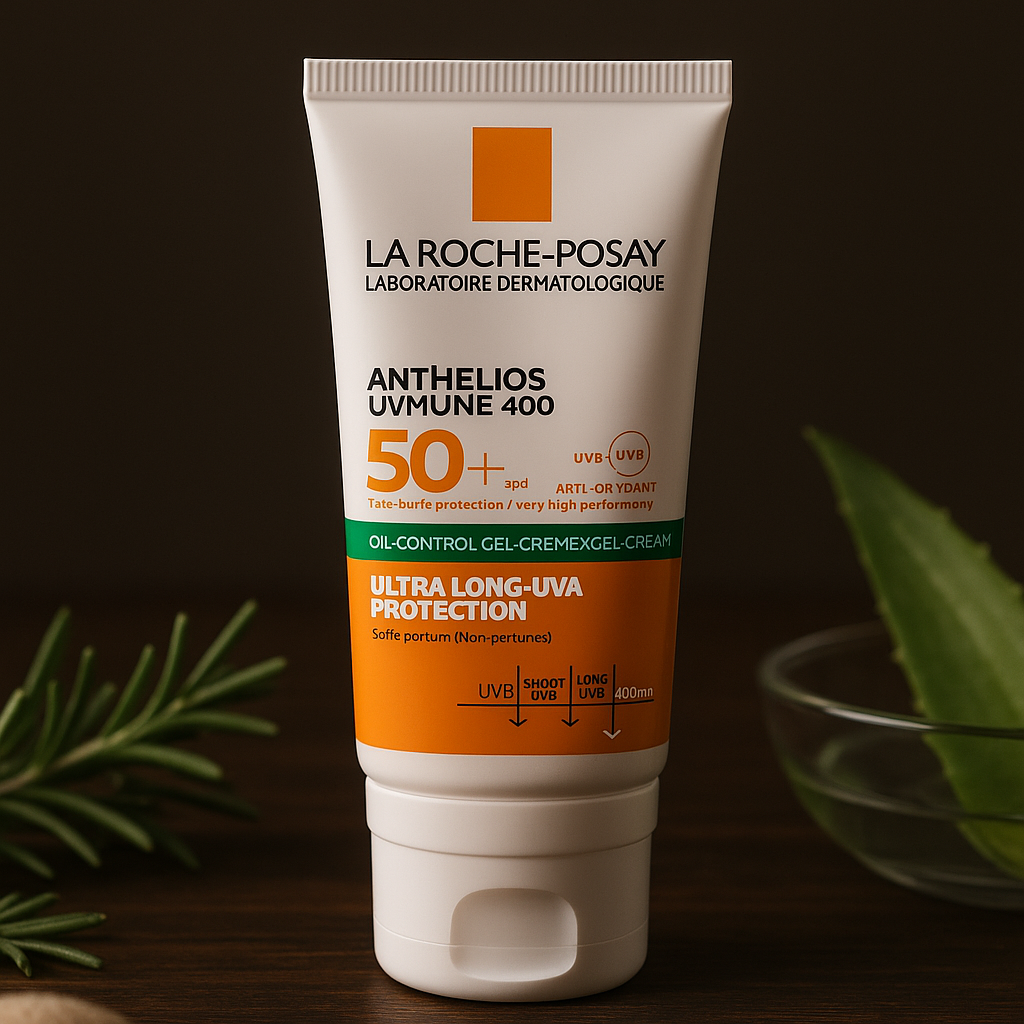 La Roche-Posay Anthelios Oil Control Toque Seco FPS 50+ lifestyle IA
