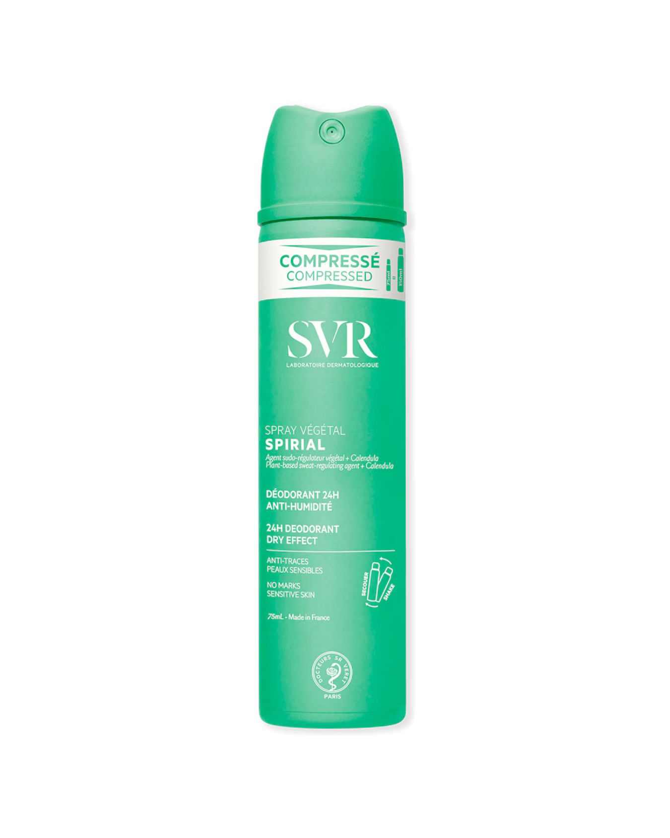 SPIRIAL ANTI-TRANSPIRANTE (VEGETAL) 75 ML